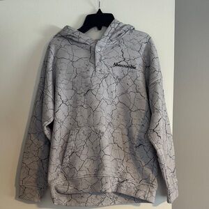 Abercrombie & Fitch Crackle Pattern Hoodie